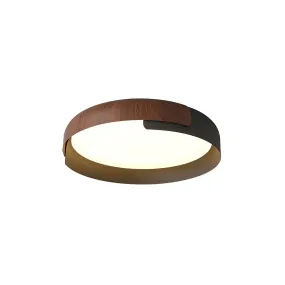 Wood  Painted Round Ceiling Lamp