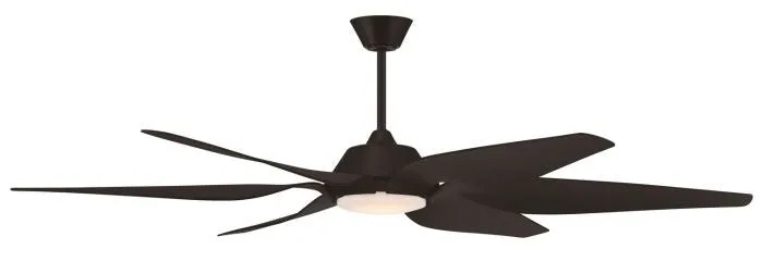 Zoom 66" Ceiling Fan in Flat Black