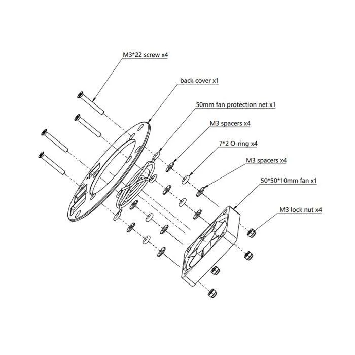 ZWO Cooling Fan for ZWO Cameras (FAN50)